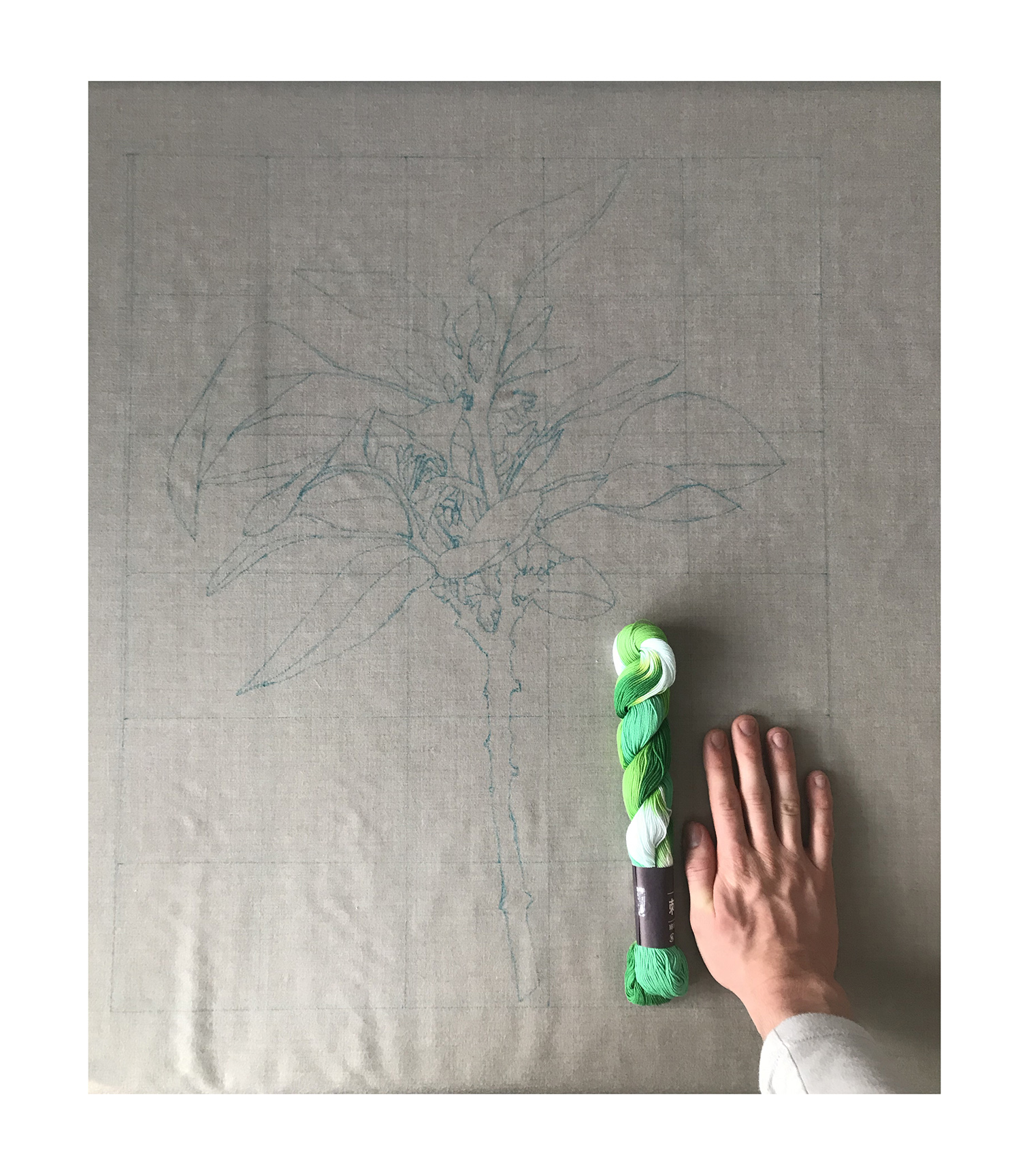 Embroidered Pepper Plant 3